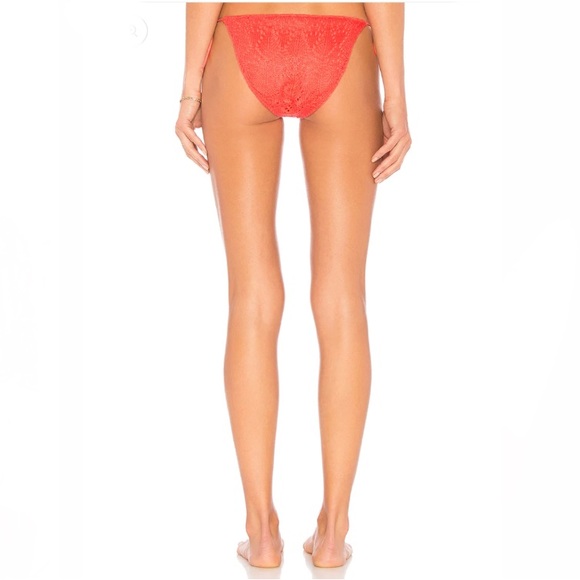 TULAROSA Ever Knitted bikini Bottom in Spicy Coral Size M from REVOLVE - Picture 4 of 8